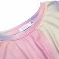 thumbnail image 4 of Arshiner Girls Casual Short-Sleeve T-Shirt Cute Print Twist Front Summer Blouse for Girls Tunic Tee Tops, 4 of 7