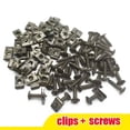 thumbnail image 2 of Suitable for Juego de 30/20/10 tornillos autorroscantes y clips for motocicleta, coche, scooter, ATV, ciclomotor, bicicleta eléctrica, cubierta de plástico, retenedor de metal, M4, M5, 4,2 mm y 4,8 mm, 2 of 7