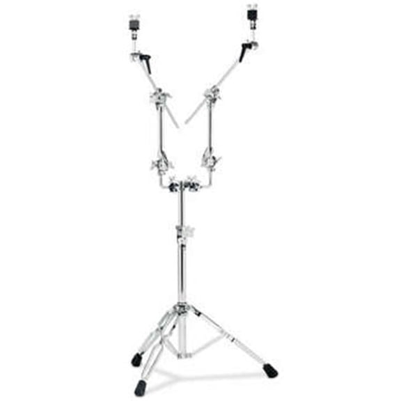 Heavy Duty Double Cymbal Stand - Chrome