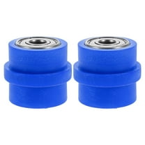 Hemoton 2pcs Chain Roller Pulley Tensioners 8mm Chain Roller Tensioner Chain Roller Pulley Tensioner Wheel Guide Motorcycle Mini Bike