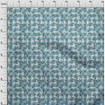 thumbnail image 4 of oneOone Cotton Poplin Twill Medium Blue Fabric Checks Heart & Quilting Supplies Print Sewing Fabric By The Yard 56 Inch Wide, 4 of 4