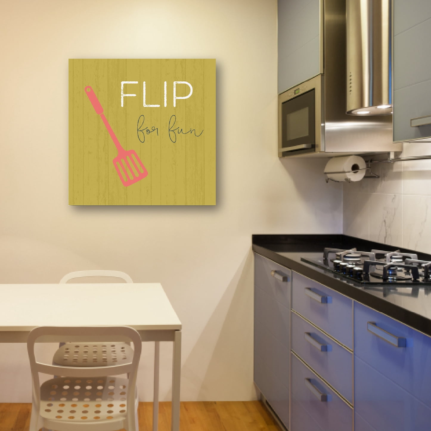 Flip for Fun Gallery-Wrapped Canvas Wall Art, 16x16