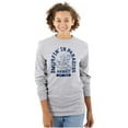 thumbnail image 3 of Hawaii HI Surfer Beach Waves Smurfs Long Sleeve TShirt Men Women Brisco Brands S, 3 of 6