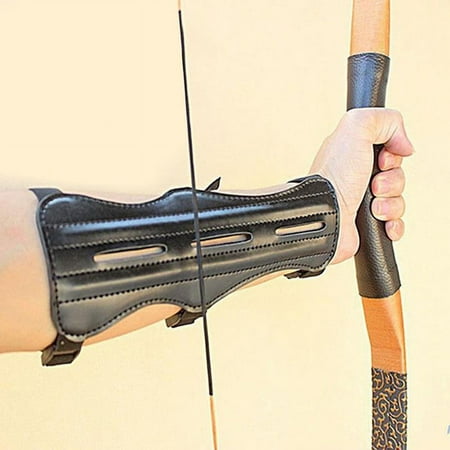 PASILI Polyurethane Leather Archery-Arm Guard Forearm Protection Cover Sports Guard