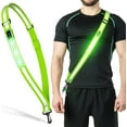 thumbnail image 1 of GHSDFBB Ceinture Réfléchissante LED Équipement de Marche, Lumières de Sécurité pour Marcheurs la Nuit, Haute Visibilité Équipement de Course Réfléchissant Rechargeable pour Hommes Femmes Enfants Équipement de Marche pour Chien, 1 of 7
