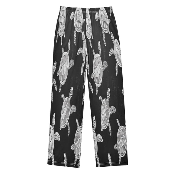 Boy's Pajama Pants Boys' Long Sleep Pants Children's Pajama Pants Loose Fitting Pajama Pants are Convenient to Put on and Take off S Grey Turtle