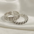 thumbnail image 4 of Jumpingount Anillo de apertura para mujer, decoración de cobre, anillos de moda simples, decoraciones para novia, joyería chapada para mujer, Ropa, zapatos y accesorios Miscelánea Tipo 2, 4 of 6