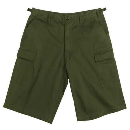 Extra Long Olive Drab  BDU Cargo Shorts, Big and