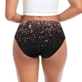 thumbnail image 3 of Womens Underwear Rose Gold Glitter1 Cuteness No Show Seamless Underwear for Women, Soft Stretch Women's Panties, Hipster Ladies Panties Bikini Underwear Briefs, 3 of 6