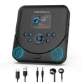 thumbnail image 1 of Reproductor de CD portátil MONODEAL Bluetooth con altavoces y FM, 1 of 8