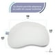 thumbnail image 5 of Almohada Luna Kids Memory Foam Individual 58 x 40 x 10 cm, 5 of 9