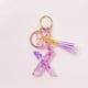 thumbnail image 1 of Carteras para las Mujeres Llavero de la Carta Inicial, Borla de las Señoras, Llavero de Coche Lindo Púrpura, Cartera, Mochila Mochila para las Mujeres, 1 of 4