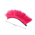 thumbnail image 3 of 1 Pc Vibrant Fuchsia Mohawk Helmet Wig, Eye-Catching & Easy-To-Install Motorcycle Helmet Accessory, Fun Decorative Headpiece For Motorcycle Rides, Parties, Outdoor, 3 of 7