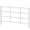 19x38 inches, variant on Fixed Window Safety Guard 14"x 38" *2 Pack Adjustable Widths Accifalls Non-egress Tamper Resistant Screws Included White