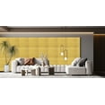thumbnail image 2 of Dundee Deco 3D Wall Panels - Peel and Stick Wall Sticker, Modern Faux Stone Tile Yellow Self Adhesive Foam Wall Paneling for Interior Wall Decor, Pack of 10, Covers 52.9 sq. ft., 2 of 5