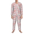 thumbnail image 3 of Balery fox gnomes and hearts Pattern Pajama Sets for Men Long Sleeve 2 Piece Sleepwear Loungewear Sets Soft PJ's with Pockets Long Sleeve Comfy Pj Sets-Medium, 3 of 7
