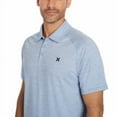 thumbnail image 2 of Hurley Men's Ultra Soft Stretch Moisture Wicking Performance Polo Shirt (Light Blue, Large), 2 of 2