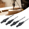 thumbnail image 1 of Juego de 4 brocas de avellanado y llave de avellanado para madera avellanado Broca, 1 of 7