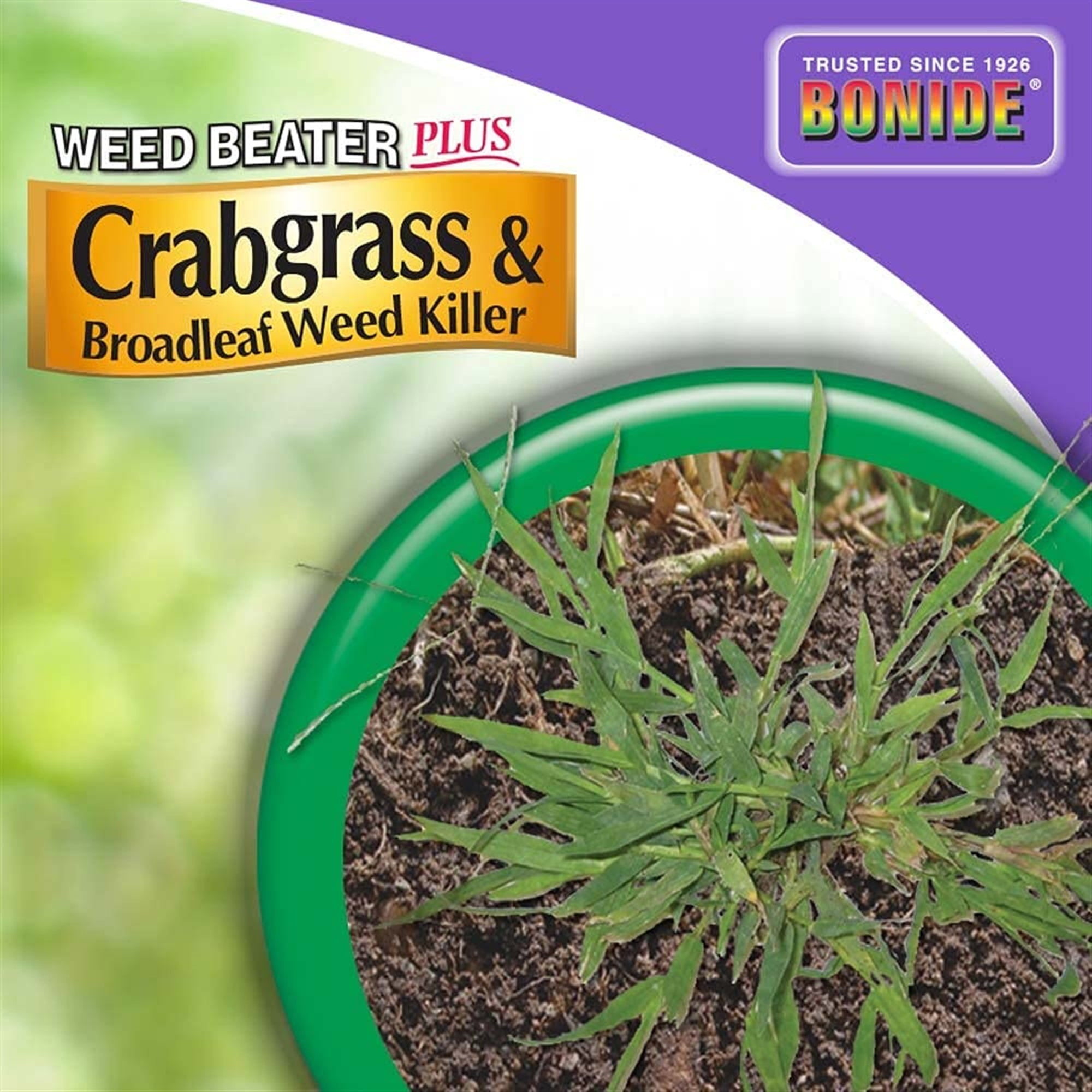 Bonide 066 Crabgrass and Broadleaf Weed Killer, Liquid, Black/Brown, 1 qt Bottle