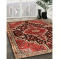 thumbnail image 2 of Ahgly Company Indoor Rectangle Traditional Rust Pink Persian Area Rugs, Swatch Sample, 2 of 6