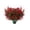Red, variant on 8-Bundle Artificial Red Greenery Bushes, UV Resistant Faux Shrubs for Outdoor and Indoor Hanging Planter Decor, Vibrant Fall Garden Decoration, Red