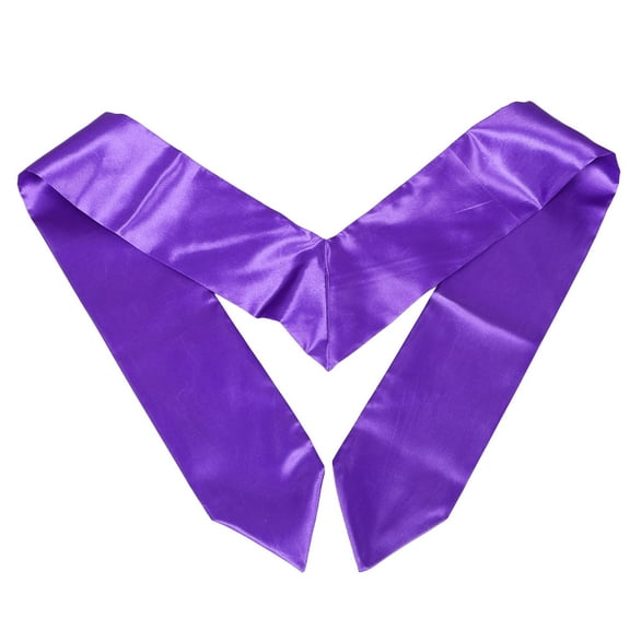PTOOTP Purple Satin Graduate Sash Simple Elegant Highlight Academic Achievements