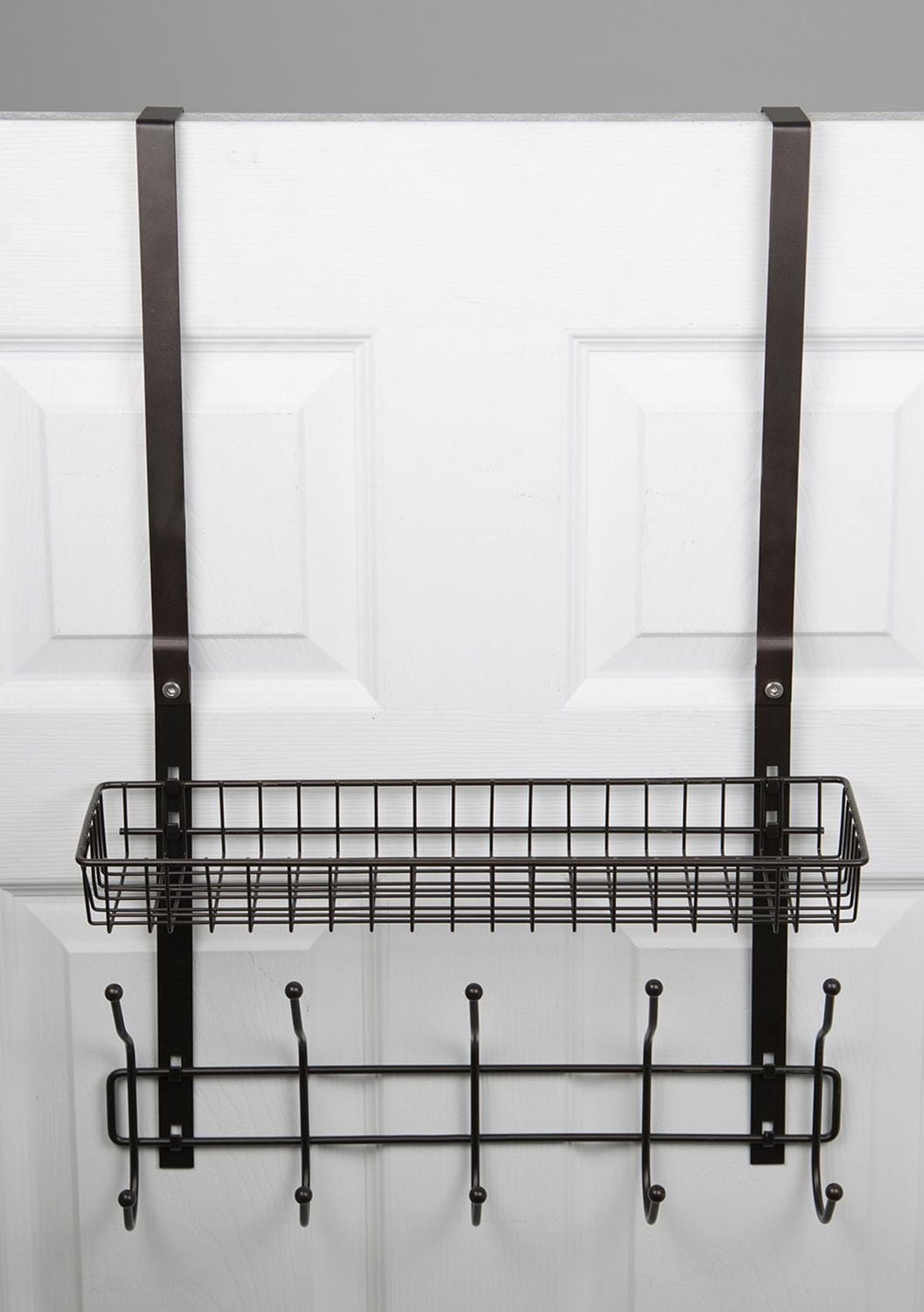 era Rivista Multi Over the Door Organizer Black