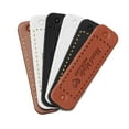 thumbnail image 6 of 20PCS Fashion Clothing Decor Hat Bag Hand Made With Love Garment Label Leather Handmade Labels Bronzing Tags BROWN, 6 of 8