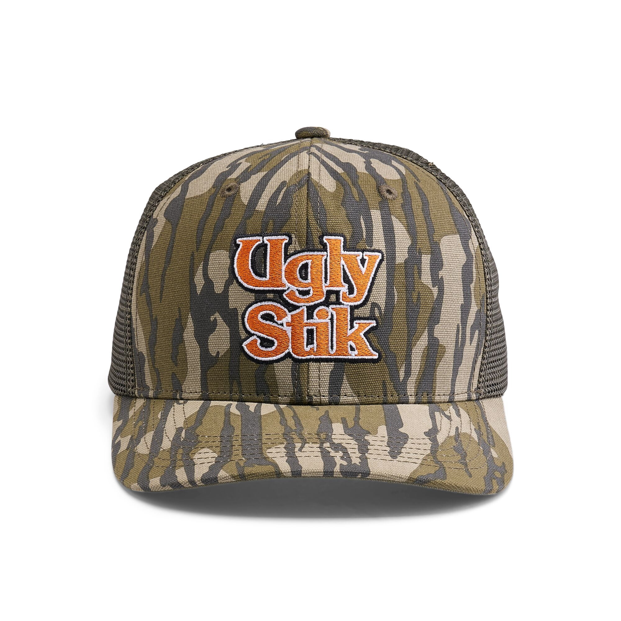 Ugly Stik Mossy Oak® Logo Twill Trucker Hat, Camo