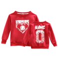 thumbnail image 1 of Chandail en Molleton Graphique à Manches Longues pour Filles Chandail Doux et Chaud Col Rond DIY Vêtements d'Hiver Mignons pour Enfants, 1 of 3
