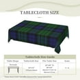 thumbnail image 6 of Rectangle Table Cloth, Scottish Clan MacCallum Tartan Resistant Washable Tablecloth Decorative Table Cover for Dining, Indoor and Outdoor, 6 of 6