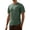 Green, variant on Men’s Short Sleeve Performance Shirt Collared Work Athletic Casual Wicking Tops