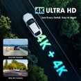 thumbnail image 2 of Rexing C2 Pro 4K Dual Dash Cam with Front & Rear 4K, 5GHz Wi-Fi, Parking Mode, 32GB Card, 2 of 7