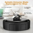 thumbnail image 3 of 7 Fins Ninja Blender Blade Compatible With Nutri Ninja Blender Extractor Blade, 3 of 5