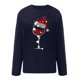 thumbnail image 4 of Pntutb Mujeres Imprimir Cuello Redondo Manga Larga Loosen Single Sudadera tops Pullover Blusa Pntutb Pntutb-1452, 4 of 5