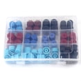thumbnail image 1 of Air 77pcs Car Air Conditioning Repairing Accessory Universal Auto Air Conditioning Replacement Service Port Dust Cap Set, 1 of 6