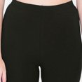 thumbnail image 2 of Greeniant Pantalón de Yoga de algodón para mujer, transpirable, elástico, Color sólido, cintura alta, recortado, gimnasio en casa, ejercicio, Uniforme atlético, 2 of 6