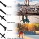 thumbnail image 5 of Trekking Poles, Outdoor Off-road Climbing, Foldable and Retractable Equipment, Blue, 5 of 5