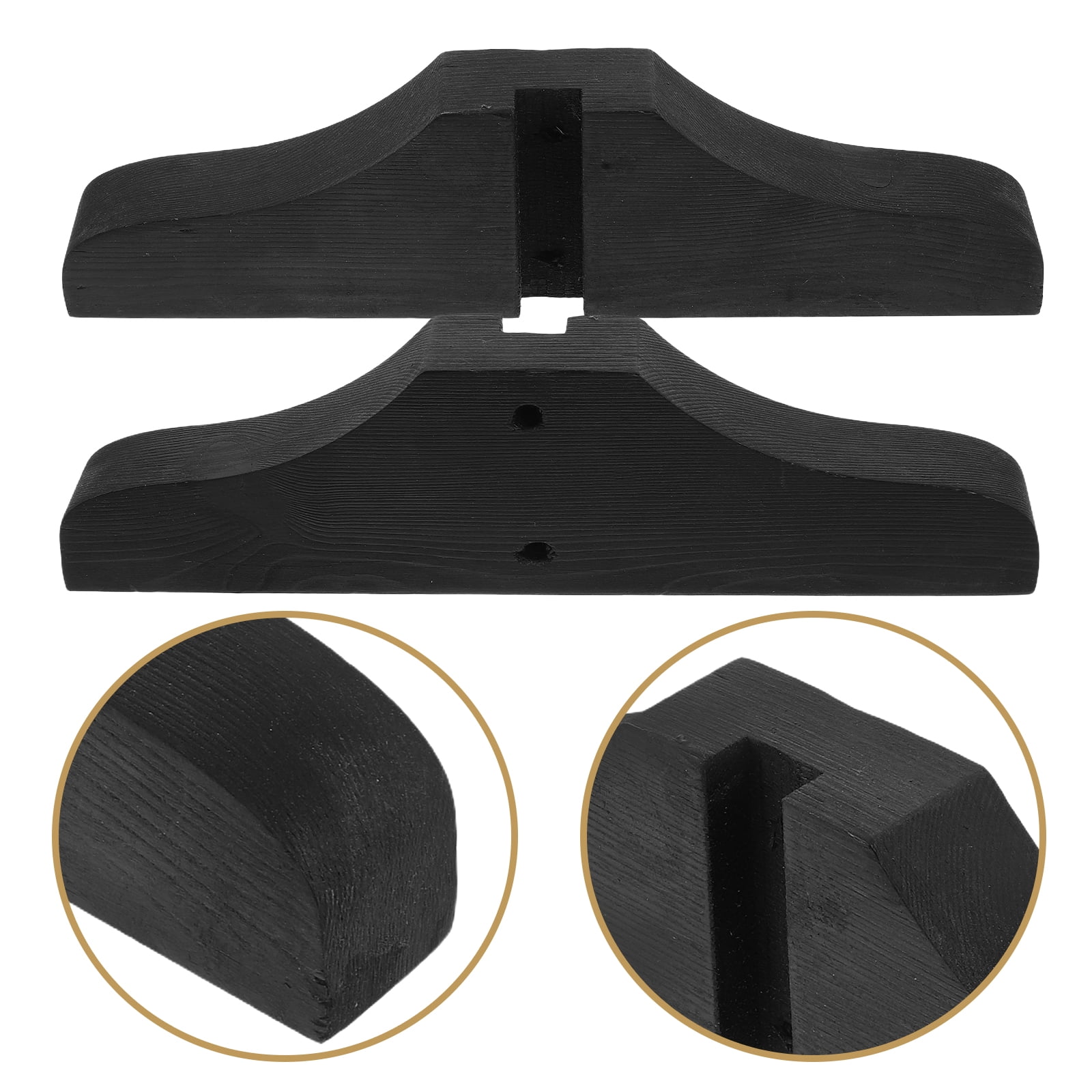 2pcs Wooden Room Divider Stand Screens Base Wall Divider Screens Panel Feet Support Legs Accessories For Office Home Hotel