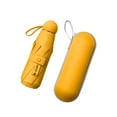 thumbnail image 2 of Mini Pequeño Plegable Pequeño Plegable para Hombres Y Mujeres Resistente Al Agua Duradero con Estuche de Almacenamiento Amarillo Yinane Cubierta compacta, 2 of 8