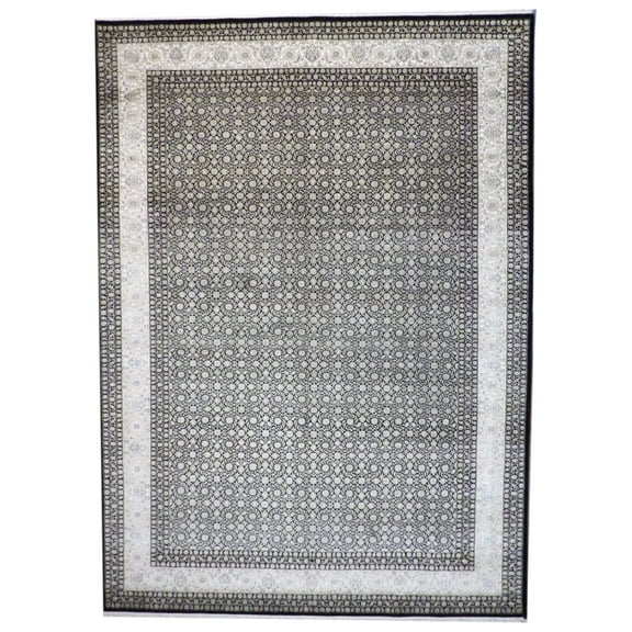 Wahi Rugs Hand Knotted Fine Persian Mir 9'0x12'0" -w11137