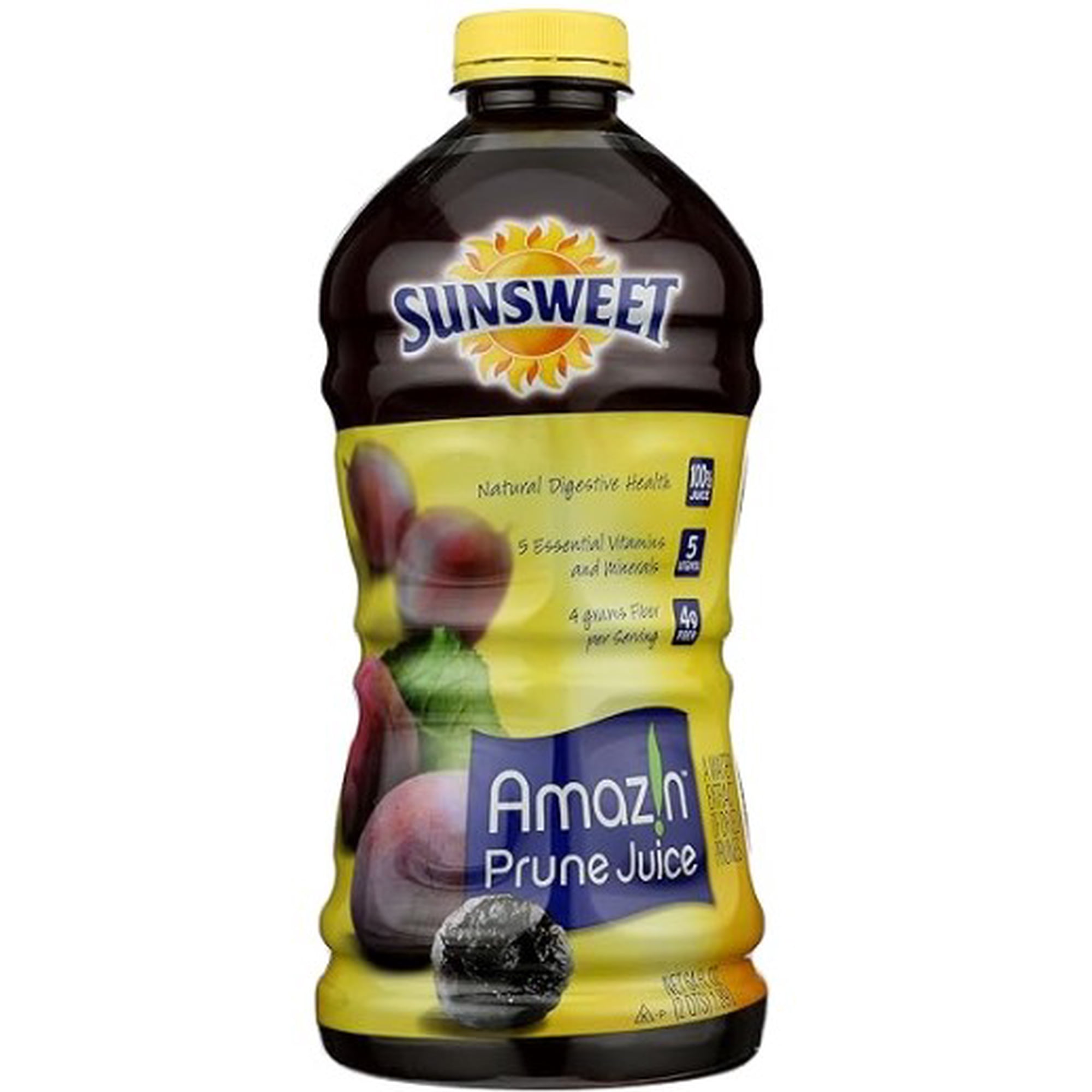 Sunsweet Amazin Prune Juice 64 fl oz Bottle (Pack of 4)