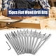 thumbnail image 4 of Brocas planas para Madera ANGGREK con Vástago Hexagonal de Acero al Carbono 15 piezas 6 A 25 Mm, 4 of 7