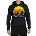 thumbnail image 2 of Wild Bobby Sunset Silhoutte Unicorn and Sasquatch Unisex Hoodie Sweatshirt, 2 of 6