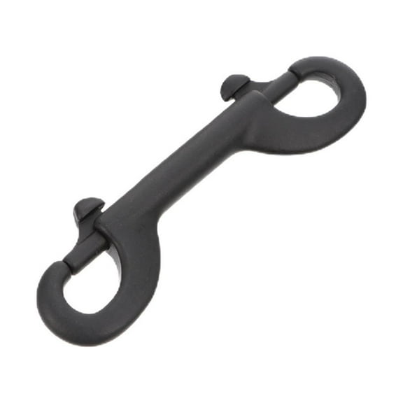 Double Hook Bolts Stainless Steel Snap Hook Bolt Snap Black Hook Dog Leash Use Hook