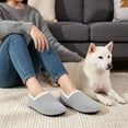thumbnail image 2 of Ecetana Fuzzy Slippers for Women Plush Closed Back Non-Slip Indoor House Slippers, 2 of 7