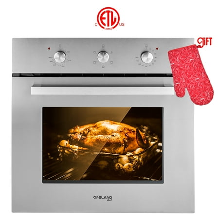 Gasland Chef ES606MS 24" Electric Built-in Single Wall Oven, 6 Cooking Function, Stainless Steel