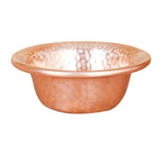 Durable Round Buddhist Offering Bowl Copper Container Portable Water Bowl