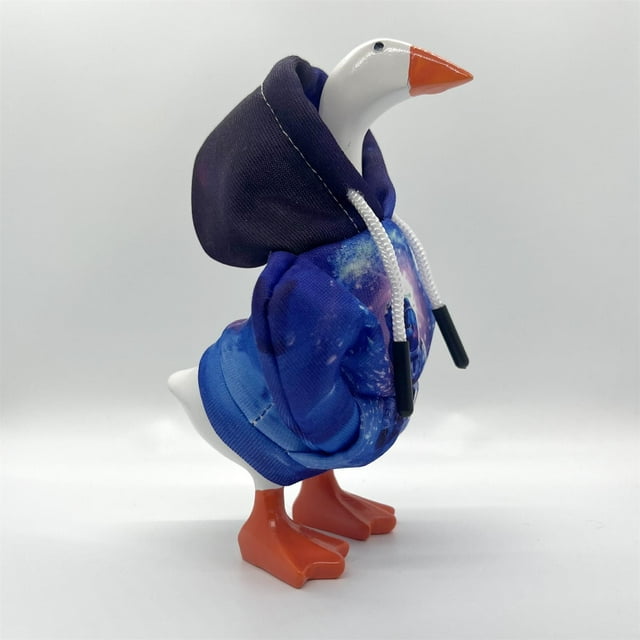 Noehoiugi Mini 7-Inch Desk Goose Statue Outfit – Hoodie Costume For Tabletop Or Porch Goose Decor And Key Holder(Only Clothes,Not Including Goose)