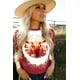 thumbnail image 4 of ABPHQTO Camiseta de Mujer Roja Animal Blanqueada, 4 of 5